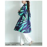 艶やかなボタニカル柄のチュニックシャツ レディース ファッション | Sawa a la mode | 詳細画像21 