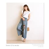 美しい薔薇もラフカジュアル。ボトムス パンツ デニム | Sawa a la mode | 詳細画像15