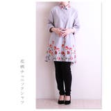 花柄チュニックシャツワンピース。トップス チュニック ワンピース | Sawa a la mode | 詳細画像5