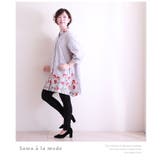 花柄チュニックシャツワンピース。トップス チュニック ワンピース | Sawa a la mode | 詳細画像8
