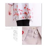 花柄チュニックシャツワンピース。トップス チュニック ワンピース | Sawa a la mode | 詳細画像14