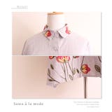 花柄チュニックシャツワンピース。トップス チュニック ワンピース | Sawa a la mode | 詳細画像17