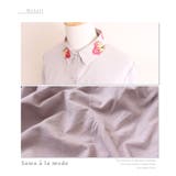 花柄チュニックシャツワンピース。トップス チュニック ワンピース | Sawa a la mode | 詳細画像19