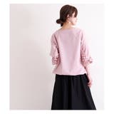 ボリュームのレースデザインシャツトップス。トップス シャツ カットソー | Sawa a la mode | 詳細画像9