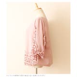 ボリュームのレースデザインシャツトップス。トップス シャツ カットソー | Sawa a la mode | 詳細画像12