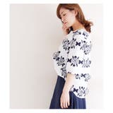 花の刺繍モチーフシャツトップス トップス シャツ | Sawa a la mode | 詳細画像7