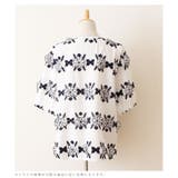 花の刺繍モチーフシャツトップス トップス シャツ | Sawa a la mode | 詳細画像13
