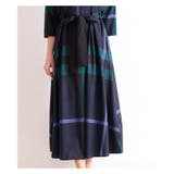 ウエストリボンのチェックワンピース レディース ファッション | Sawa a la mode | 詳細画像3