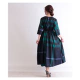 ウエストリボンのチェックワンピース レディース ファッション | Sawa a la mode | 詳細画像6