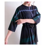 ウエストリボンのチェックワンピース レディース ファッション | Sawa a la mode | 詳細画像8