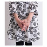 花模様刺繍のチュニックコットンシャツトップス レディース ファッション | Sawa a la mode | 詳細画像7 