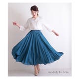 ボタニカルリーフ刺繍のリネントップス レディース ファッション | Sawa a la mode | 詳細画像2