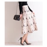 レトロ模様のニットフレアスカート レディース ファッション | Sawa a la mode | 詳細画像5