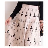 レトロ模様のニットフレアスカート レディース ファッション | Sawa a la mode | 詳細画像8