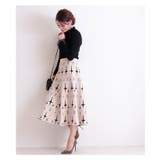 レトロ模様のニットフレアスカート レディース ファッション | Sawa a la mode | 詳細画像9