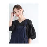 着回し広がるデニムサロペットスカート レディース ファッション | Sawa a la mode | 詳細画像12