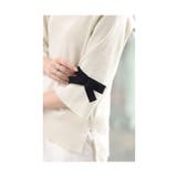 フレア袖とリボンの柔らかニットトップス レディース ファッション | Sawa a la mode | 詳細画像13 