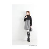 大人シックなモノトーンの胸元レースチュニック レディース ファッション | Sawa a la mode | 詳細画像2