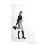大人シックなモノトーンの胸元レースチュニック レディース ファッション | Sawa a la mode | 詳細画像8