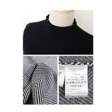 大人シックなモノトーンの胸元レースチュニック レディース ファッション | Sawa a la mode | 詳細画像24