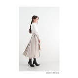 パイピングデザインの大人可愛いフレアスカート レディース ファッション | Sawa a la mode | 詳細画像14 