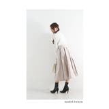 パイピングデザインの大人可愛いフレアスカート レディース ファッション | Sawa a la mode | 詳細画像15 
