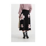 おおきな桜咲く大人可愛いニットフレアスカート レディース ファッション | Sawa a la mode | 詳細画像9 