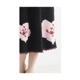おおきな桜咲く大人可愛いニットフレアスカート レディース ファッション | Sawa a la mode | 詳細画像12 