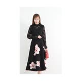 おおきな桜咲く大人可愛いニットフレアスカート レディース ファッション | Sawa a la mode | 詳細画像15 