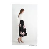おおきな桜咲く大人可愛いニットフレアスカート レディース ファッション | Sawa a la mode | 詳細画像20 
