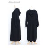 花刺繍レースフードのニットフレアワンピース レディース ファッション | Sawa a la mode | 詳細画像22
