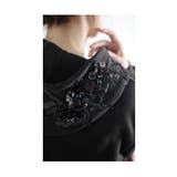 裾プリーツと花モチーフが上品な大人可愛いスウェット レディース ファッション | Sawa a la mode | 詳細画像16