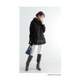裾プリーツと花モチーフが上品な大人可愛いスウェット レディース ファッション | Sawa a la mode | 詳細画像20