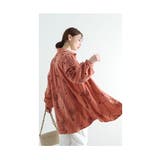 幾何学なお花模様のコーデュロイシャツ レディース ファッション | Sawa a la mode | 詳細画像3 