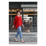 フロントスリット入りニットドルマントップス レディース ファッション | Sawa a la mode | 詳細画像13