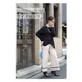 フロントスリット入りニットドルマントップス レディース ファッション | Sawa a la mode | 詳細画像14
