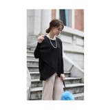 フロントスリット入りニットドルマントップス レディース ファッション | Sawa a la mode | 詳細画像18