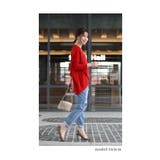 フロントスリット入りニットドルマントップス レディース ファッション | Sawa a la mode | 詳細画像23