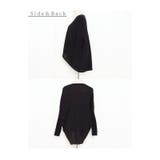 フロントスリット入りニットドルマントップス レディース ファッション | Sawa a la mode | 詳細画像34