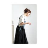 デニムとチュールの大人ハンサムなサロペットスカート レディース ファッション | Sawa a la mode | 詳細画像23