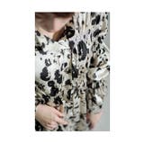 個性的なパフスリーブの豹柄アシンメトリーチュニック レディース ファッション | Sawa a la mode | 詳細画像4 