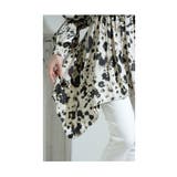 個性的なパフスリーブの豹柄アシンメトリーチュニック レディース ファッション | Sawa a la mode | 詳細画像6 