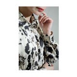 個性的なパフスリーブの豹柄アシンメトリーチュニック レディース ファッション | Sawa a la mode | 詳細画像10 