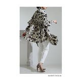 個性的なパフスリーブの豹柄アシンメトリーチュニック レディース ファッション | Sawa a la mode | 詳細画像14 
