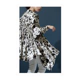 個性的なパフスリーブの豹柄アシンメトリーチュニック レディース ファッション | Sawa a la mode | 詳細画像19 