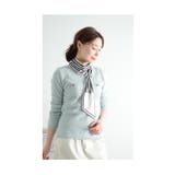 通すだけで楽に付けれるエレガントなバイカラースカーフ レディース ファッション | Sawa a la mode | 詳細画像23