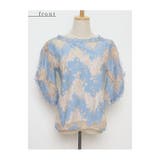 まあるいチュール連なる繊細な花レーストップス レディース ファッション | Sawa a la mode | 詳細画像20