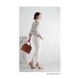 アートな花が目を惹くスタンドネックブラウス レディース ファッション | Sawa a la mode | 詳細画像14
