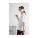 肌に触れるたびひんやり涼しい袖プリーツ接触冷感カットソー レディース ファッション | Sawa a la mode | 詳細画像10