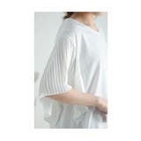 肌に触れるたびひんやり涼しい袖プリーツ接触冷感カットソー レディース ファッション | Sawa a la mode | 詳細画像16